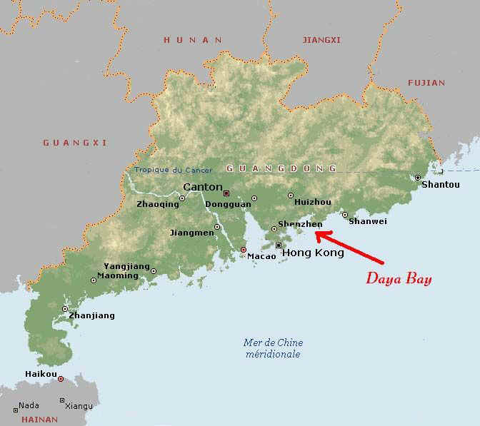 carte Guangdong